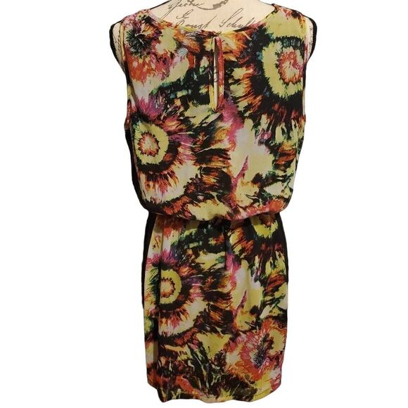XOXO Ladies Multicolored Sleeveless Blouson Dress - Size XL - Picture 2 of 6